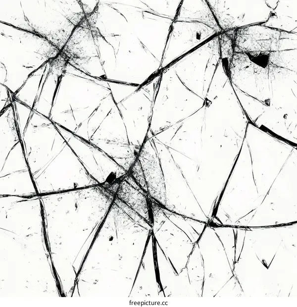Broken Glass Texture Background Design