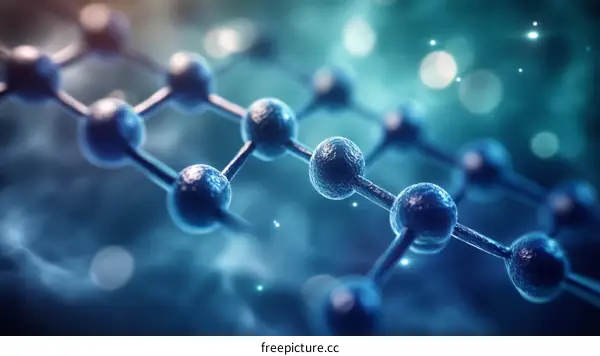 3D Molecular Structure Illustration