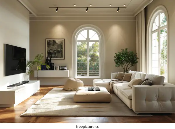 Modern Minimalist Living Room Interior Design