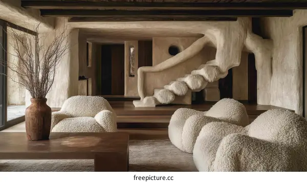 Modern Interior Design with Beige Accents