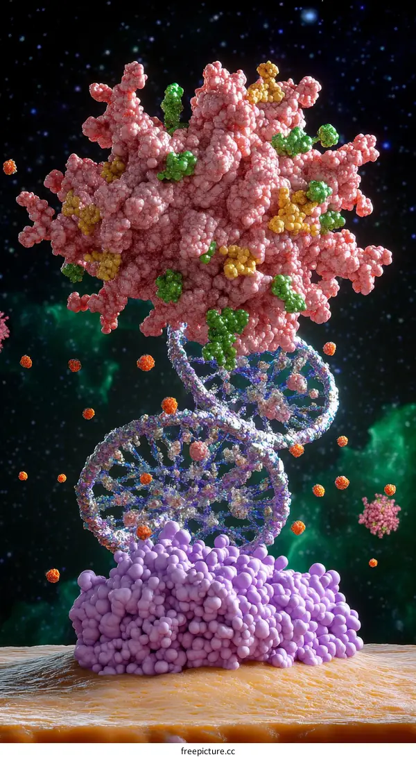 Molecular Interaction of Viral and Cellular Components