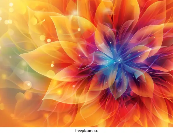 A beautiful and colorful flower