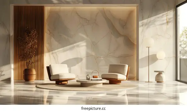 Modern Minimalist Living Room Interior Design