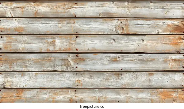 Aged Wooden Plank Wall Texture