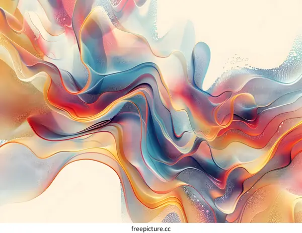 Colorful abstract painting
