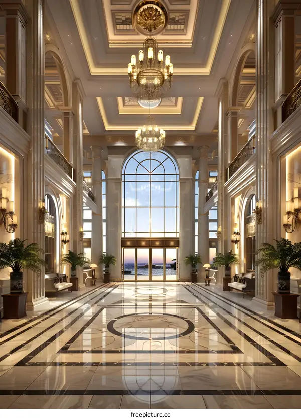 The magnificent lobby