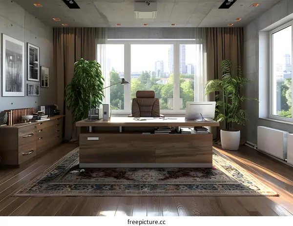 Modern home office interior design