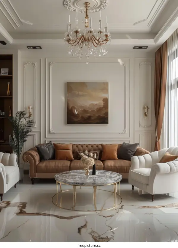 Elegant Living Room Interior Design