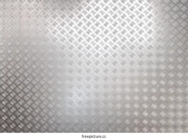 Stainless Steel Checkered Plate Texture Background