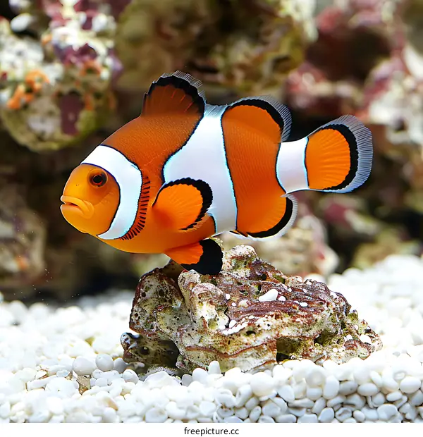 Clownfish in aquarium