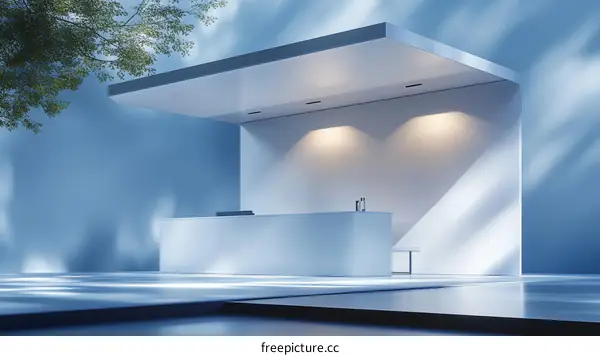 Modern Minimalist Reception Area Design