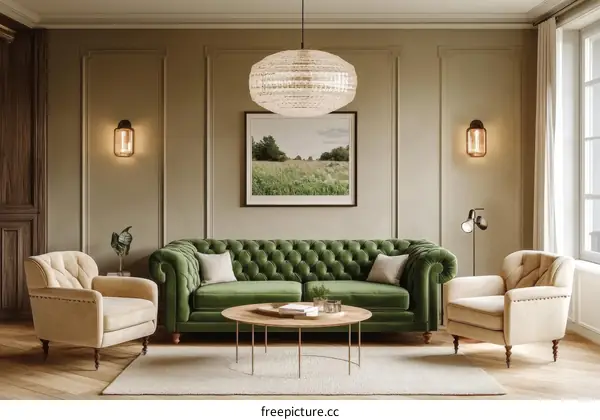 Elegant Living Room Interior Design