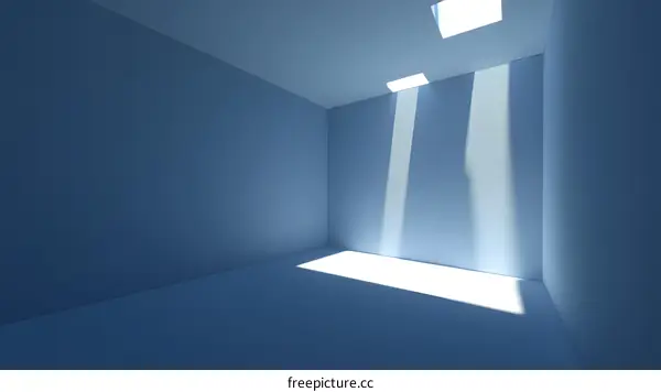 Minimalist Room Interior Design With Sun Light