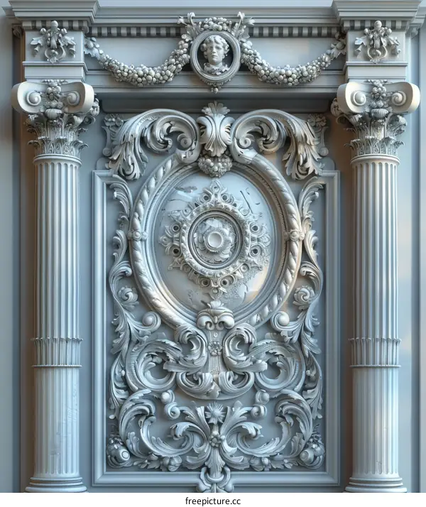 Ornate Architectural Panel Design