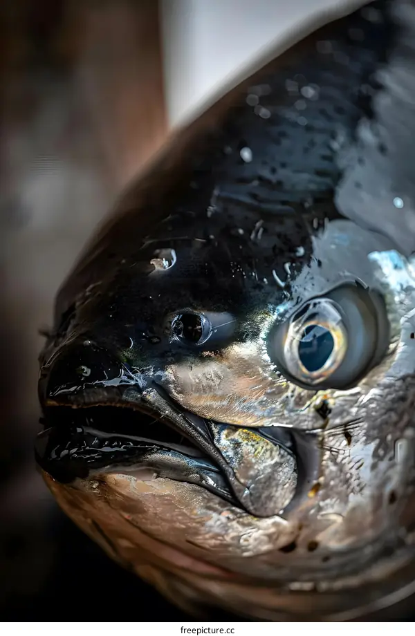 Close-up Fish Head