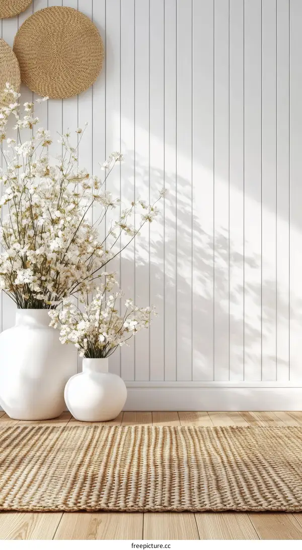 Elegant and Modern Interior Design with Natural Elements