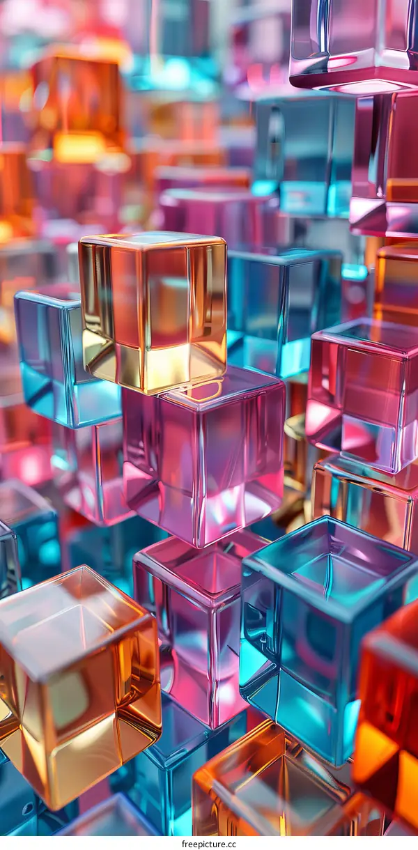 Abstract Colorful Geometric Cubes