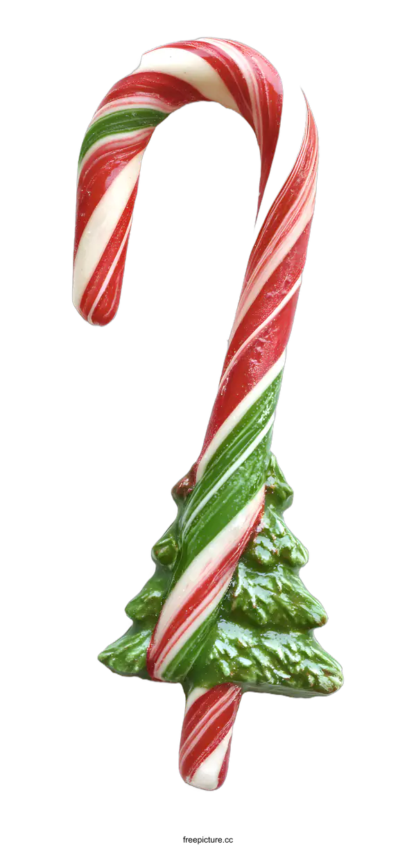 [Transparent Background PNG]Candy Cane Christmas Tree Decoration