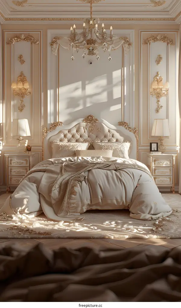 European luxury bedroom