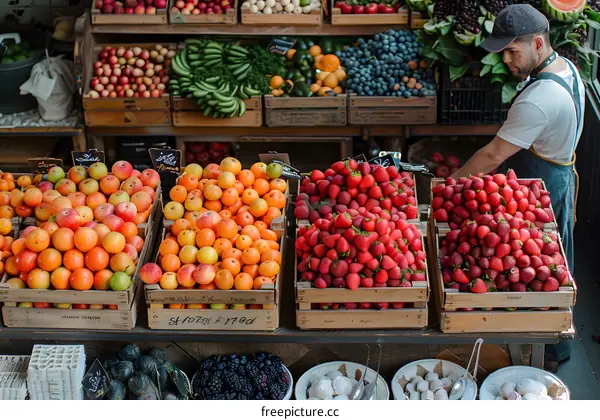 Fruit Market Vendor 