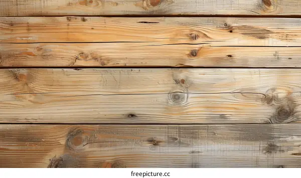 Light brown wooden planks background
