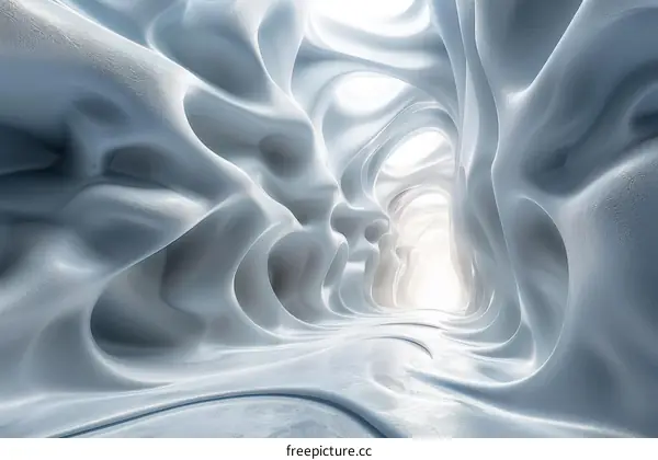 Futuristic Ice Cave