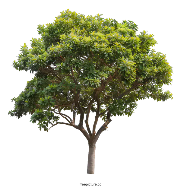 [Transparent Background PNG]Green Tree Isolated On White Background