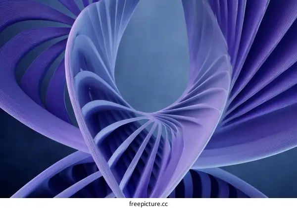 Abstract Spiral Design in Deep Purples