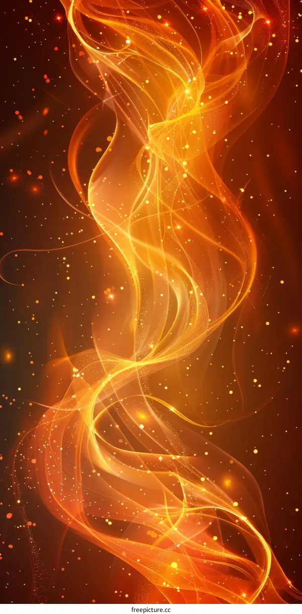 Fiery Blaze: Abstract Flame Photography