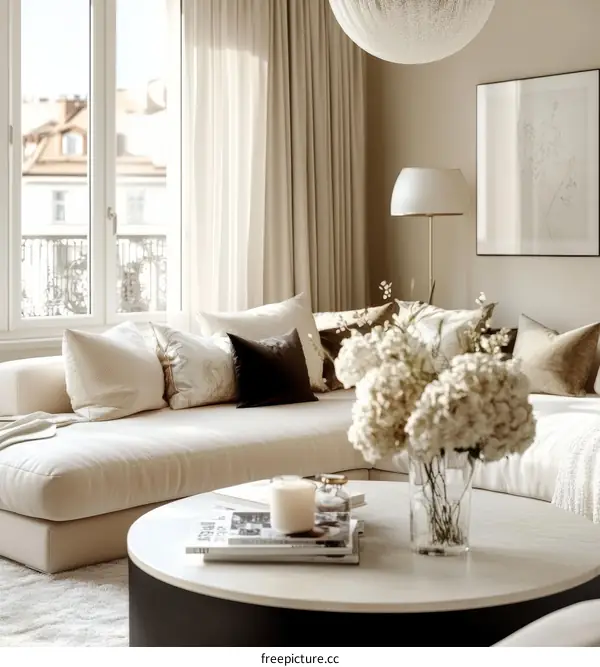 Modern Cozy Living Room Interior Design