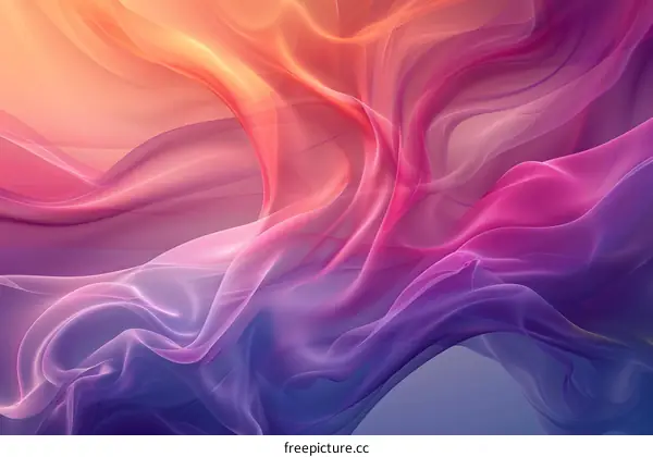 Colorful abstract silk