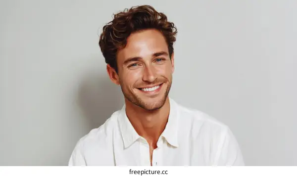 Smiling Caucasian Man Portrait