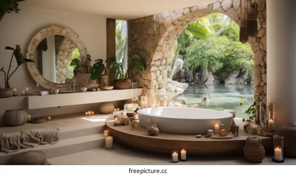 Bathroom With Amazing View