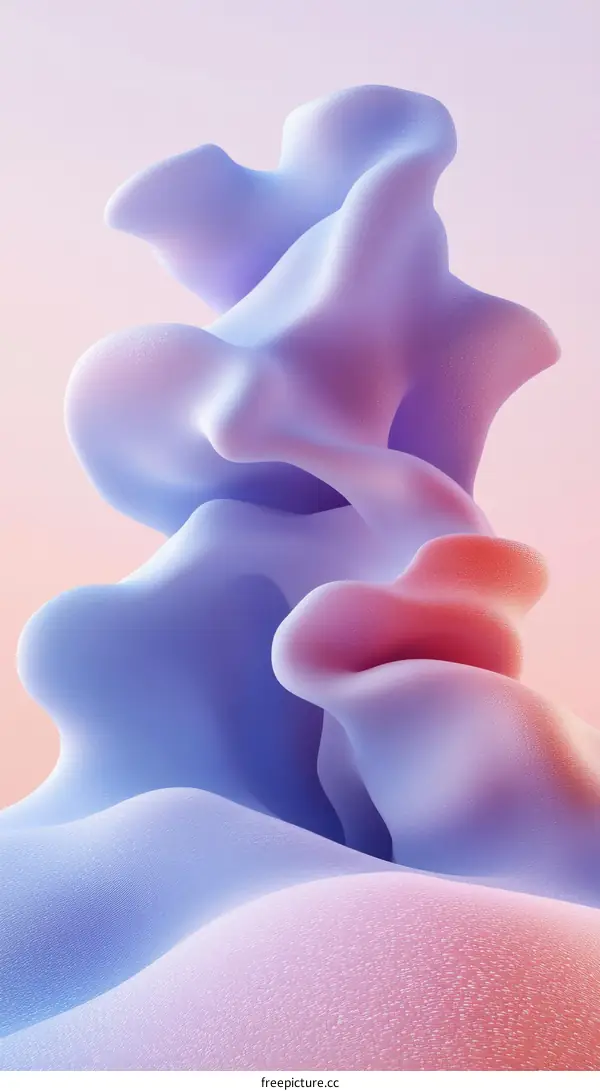 Abstract Liquid Forms Background