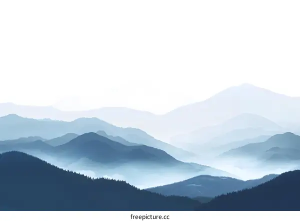 Blue Mountains Fog Landscape Photography