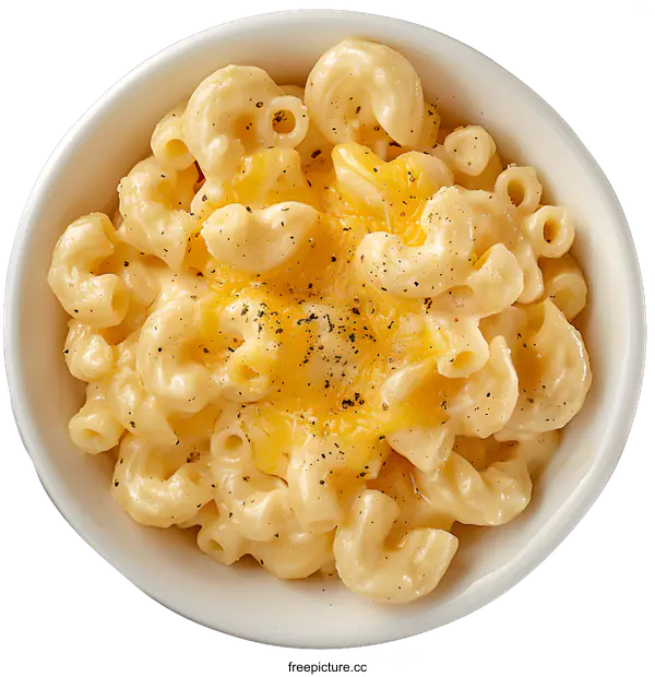 [Transparent Background PNG]Bowl of macaroni and cheese