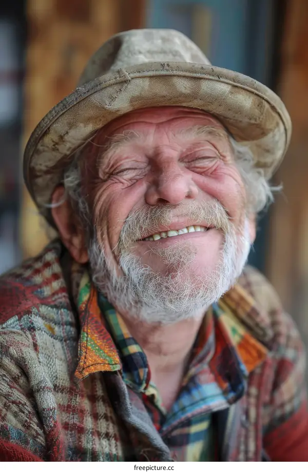 Smiling Elderly Man Portrait
