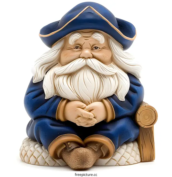 Sitting Sea Captain Figurine