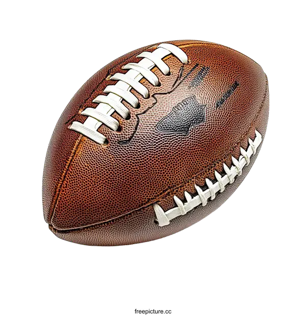 [Transparent Background PNG]American Football Leather Ball with Map Design