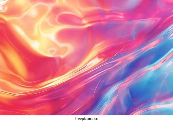 Abstract Colorful Fluid Dynamic Background