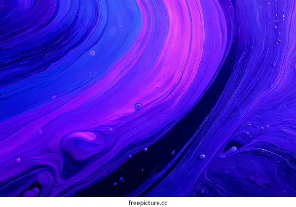Abstract Painting of Vibrant Colors
