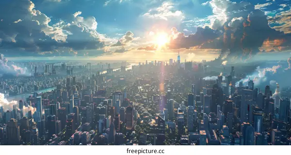 A Bustling Metropolis with a Bright Future