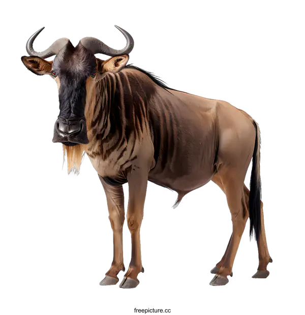 [Transparent Background PNG]wildebeest