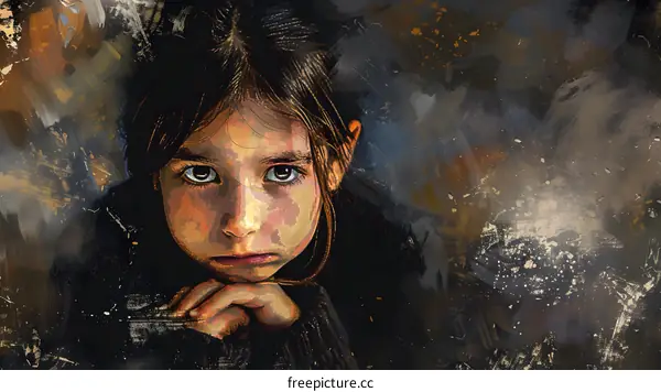 Portrait of a Syrian Girl