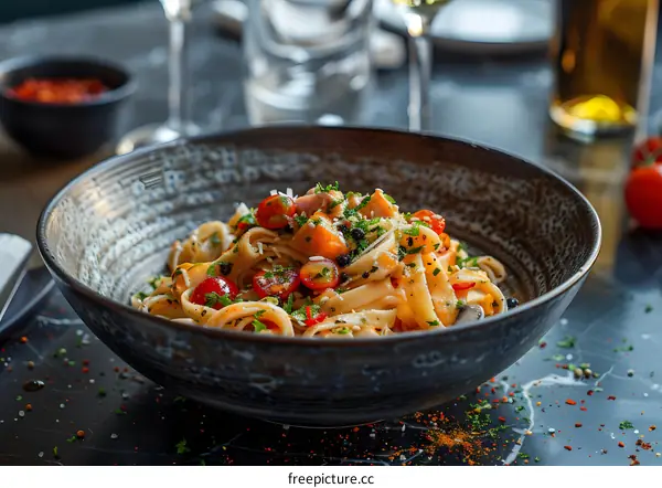 pasta with cherry tomatoes