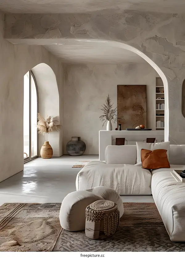 Arched Living Room