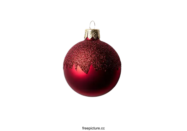 [Transparent Background PNG]Red Christmas Ornament Decoration