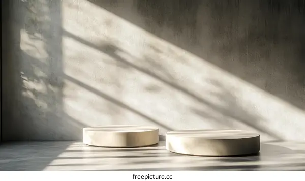 Modern Minimalist Product Display Podiums