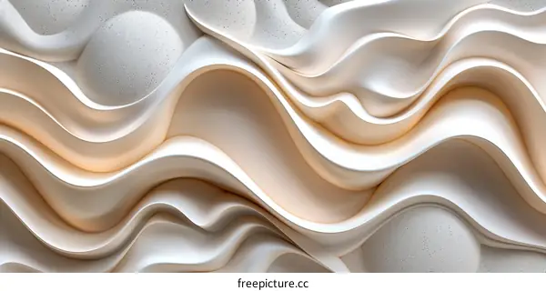 Abstract Wave-like Decorative Wall Art