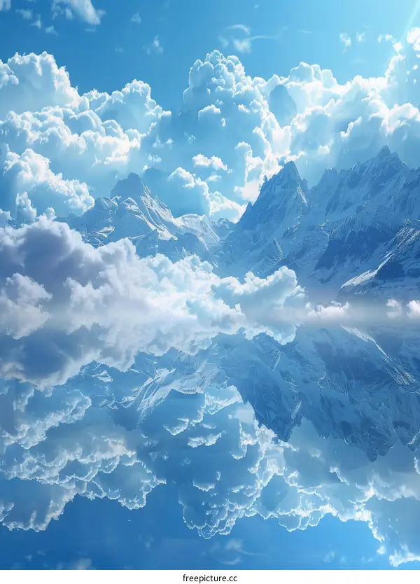 Mountain Peaks Echo Across a Crystal-Clear Lake